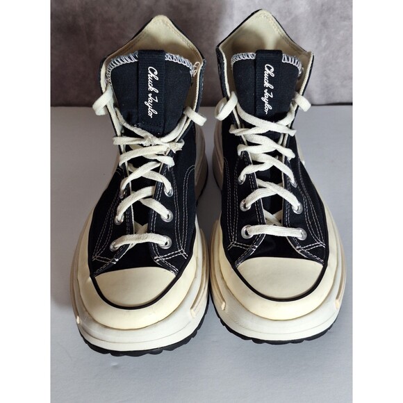 Converse Run Star Legacy CX Hi Top Shoes A00869C Black/White Women's 9 Men's 7.5 - Picture 6 of 14
